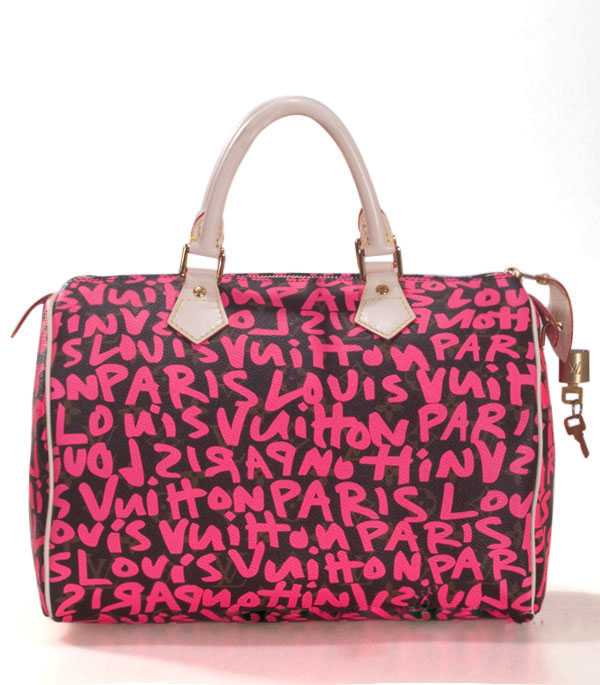 7A Replica Louis Vuitton Monagram Canvas Graffiti Speedy 30 M93704